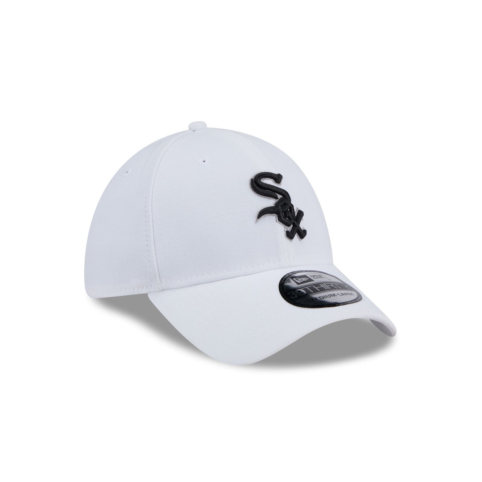 Chicago White Sox Optic White 39THIRTY Stretch Fit Hat - Image 3