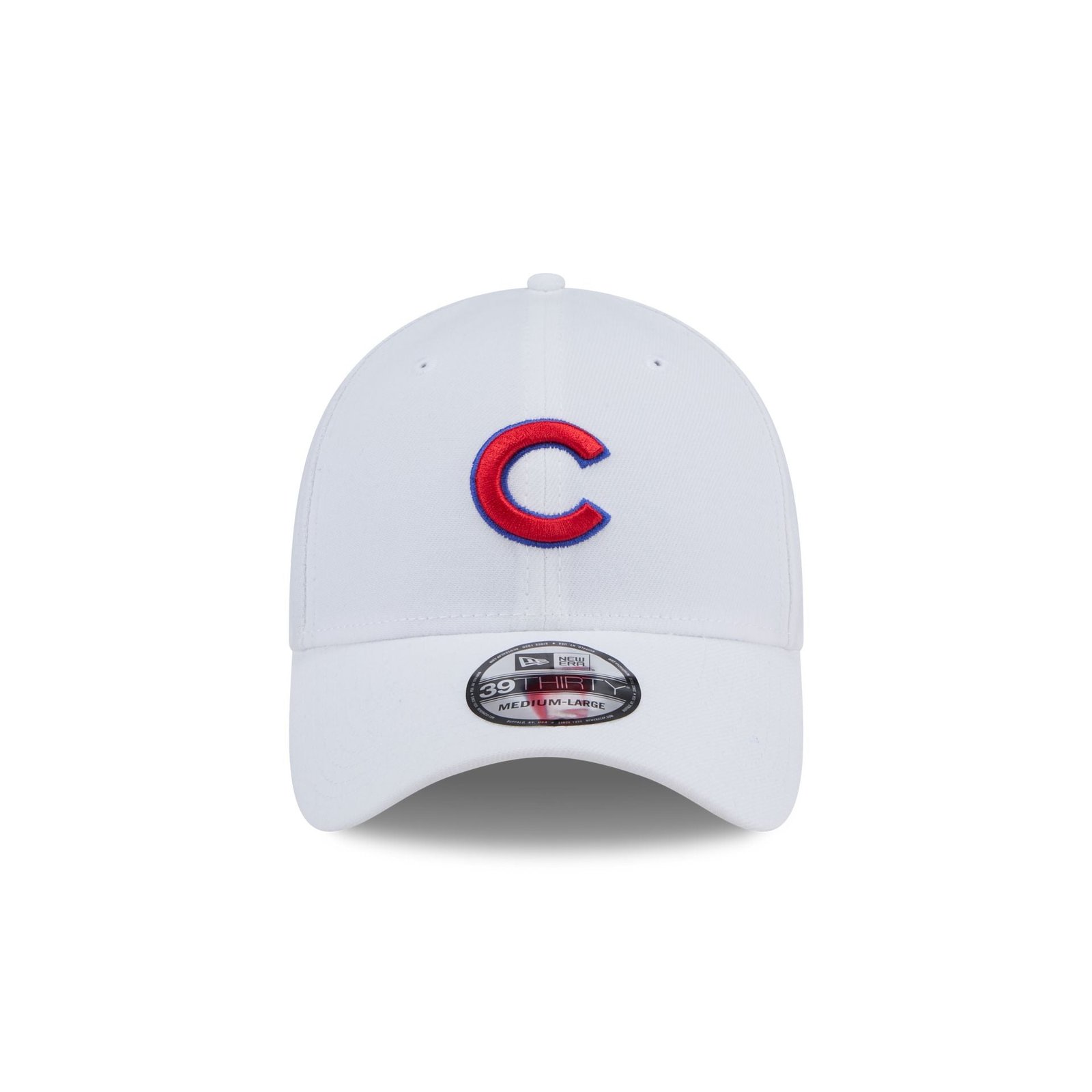 Chicago Cubs Optic White 39THIRTY Stretch Fit Hat - Image 2
