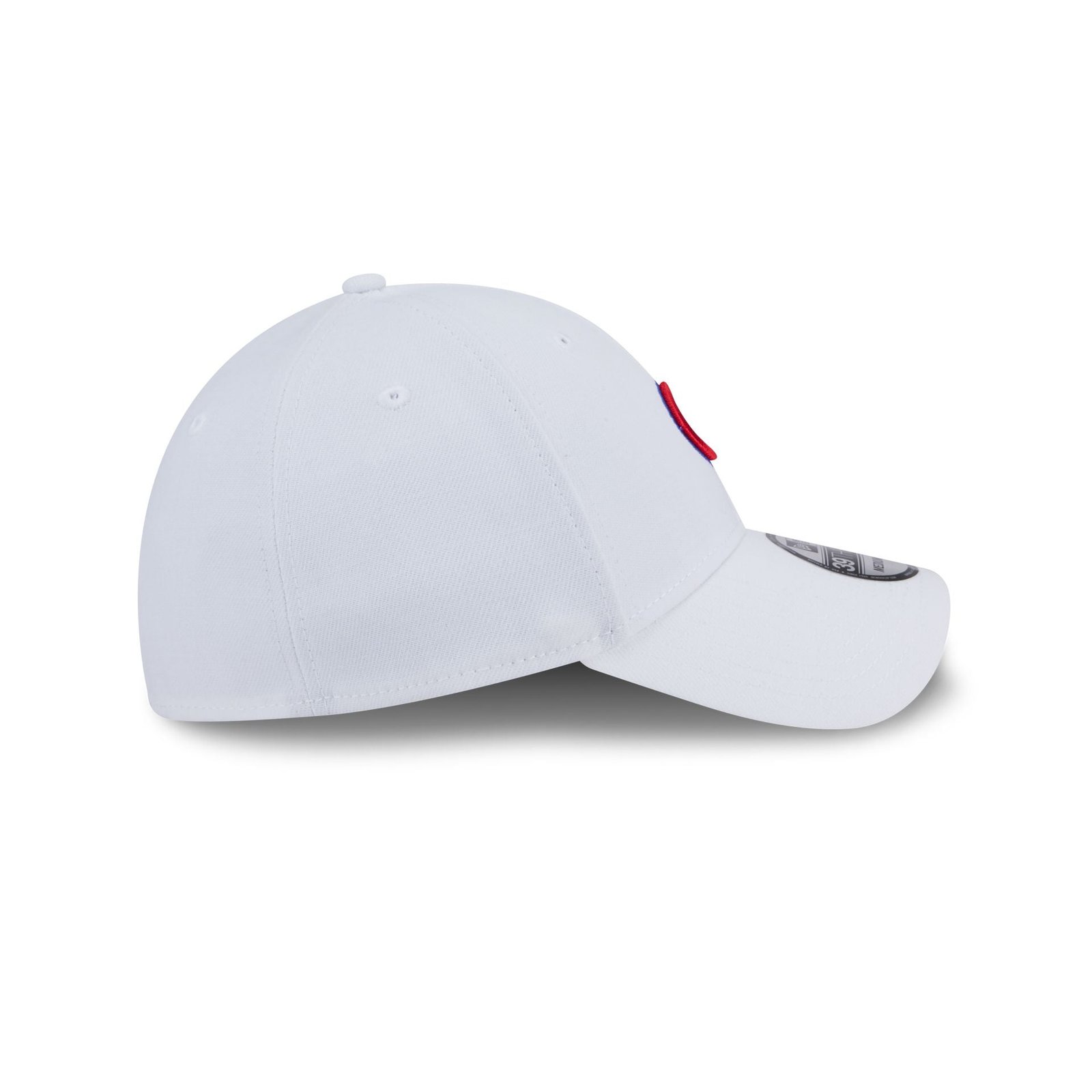 Chicago Cubs Optic White 39THIRTY Stretch Fit Hat - Image 5