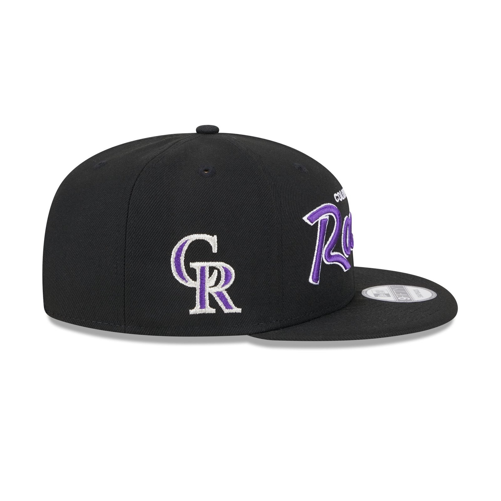 Colorado Rockies Wordmark 9FIFTY Snapback Hat - Image 5
