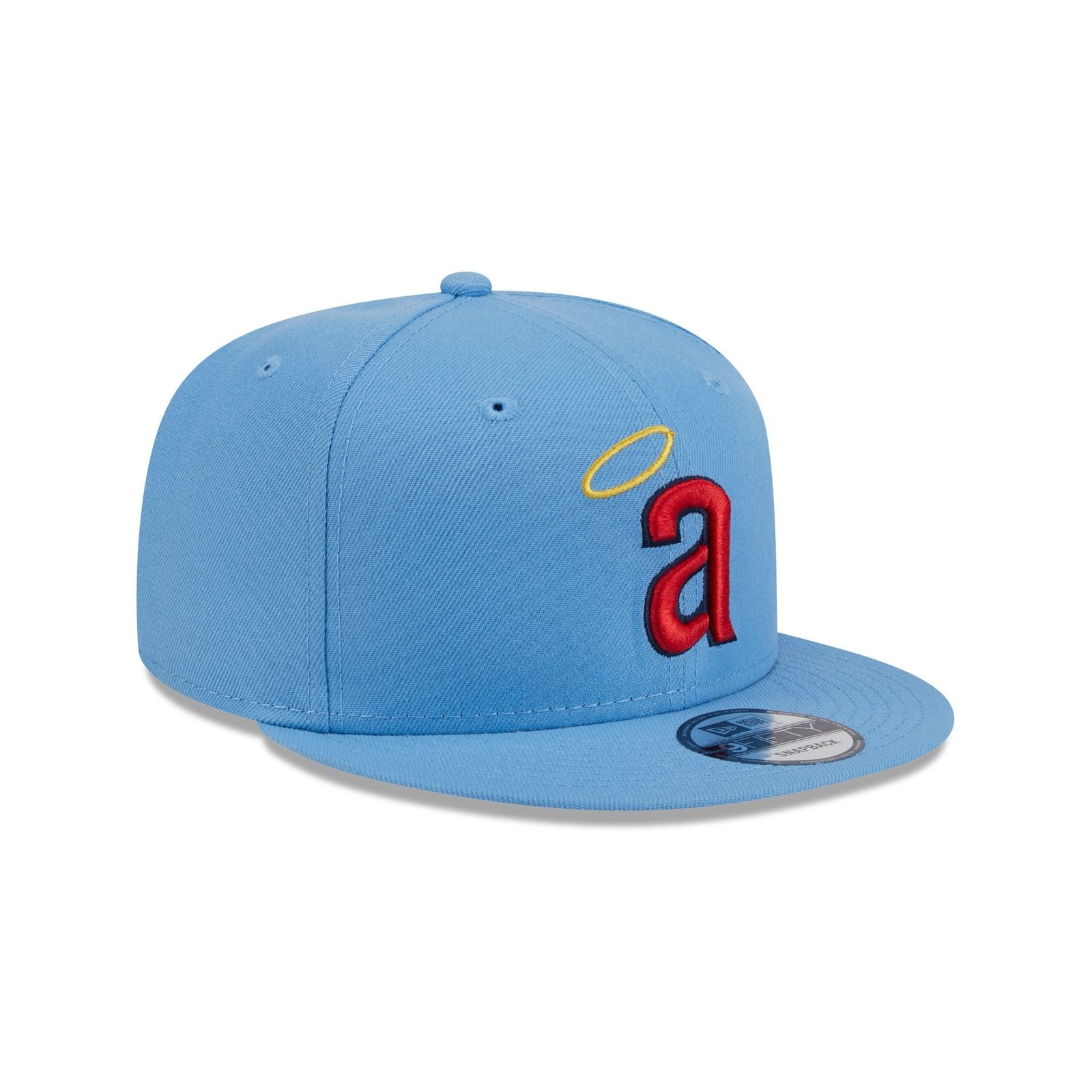 Los Angeles Angels Sky Blue 9FIFTY Snapback Hat - Image 3