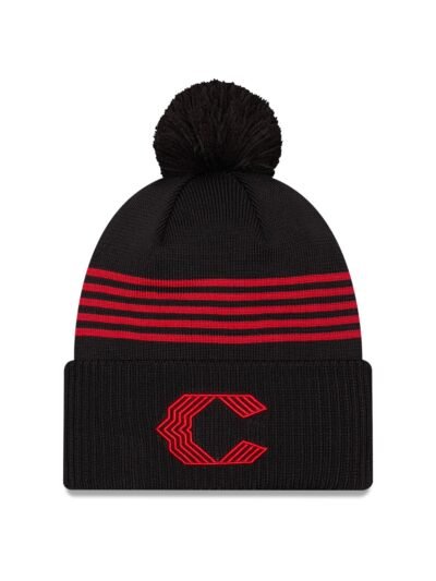 Cincinnati Reds City Connect Pom Knit Hat