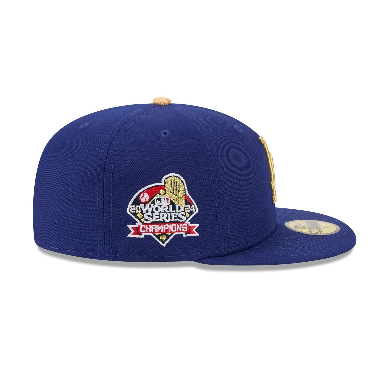 Los Angeles Dodgers Gold Collection 59FIFTY Fitted Hat - Image 4