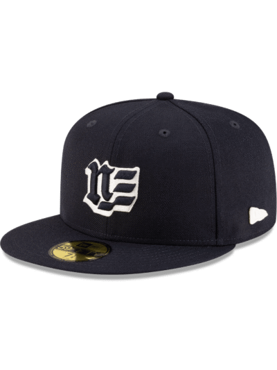 Blackletter Navy 59FIFTY Fitted Hat