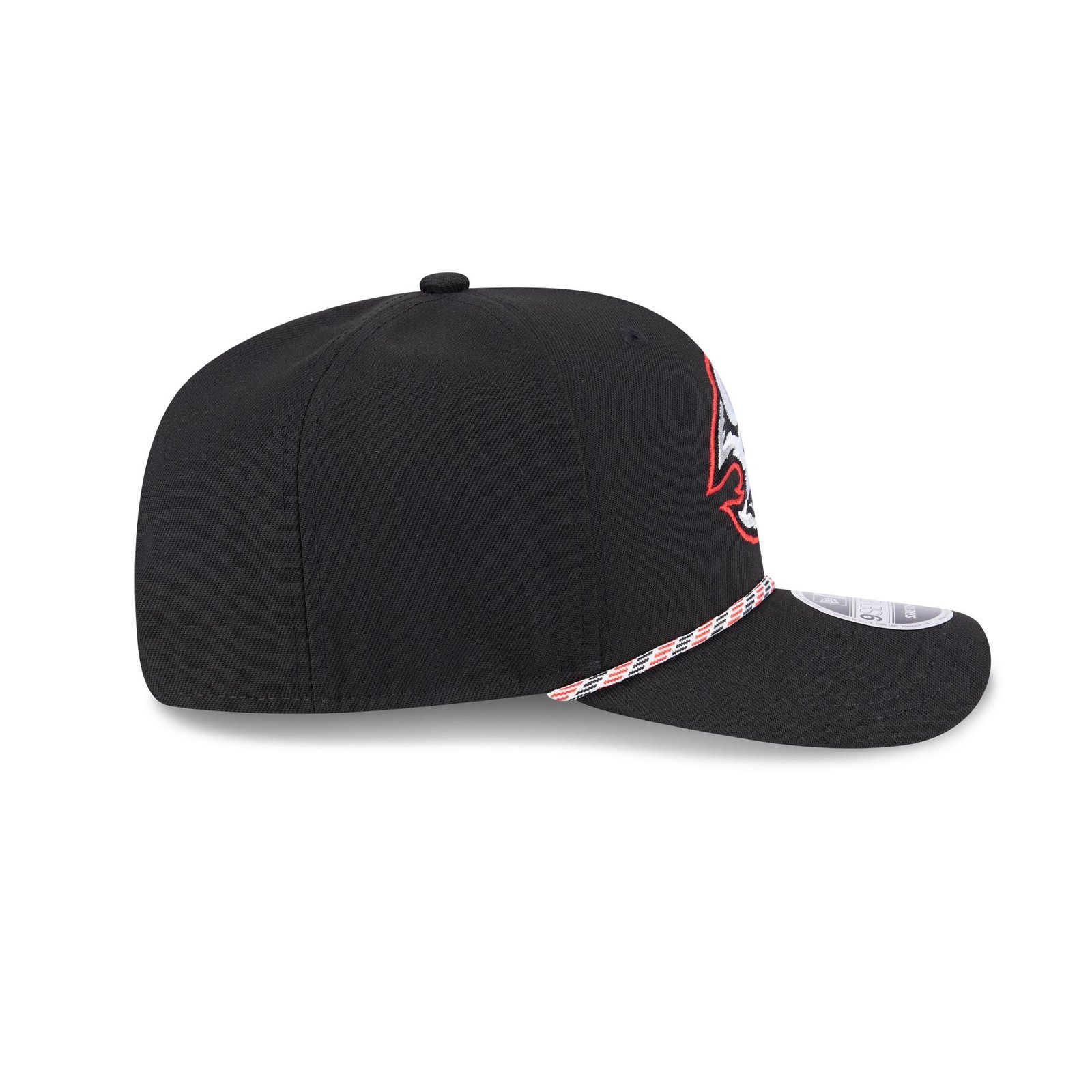 Buffalo Sabres Multi Rope Black 9SEVENTY Stretch-Snap Hat - Image 5