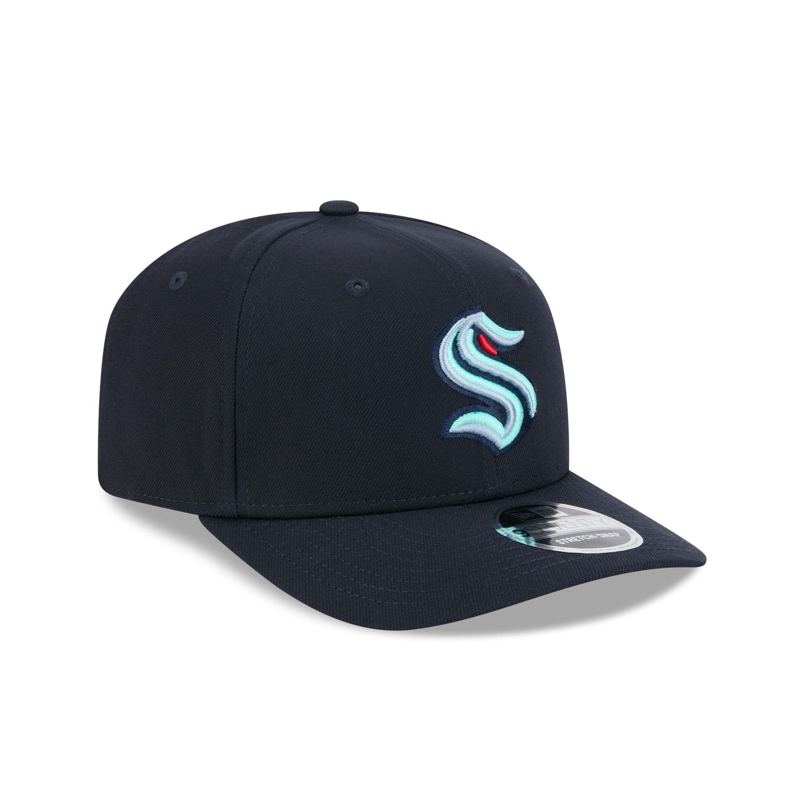 Seattle Kraken 9SEVENTY Stretch-Snap Hat - Image 3