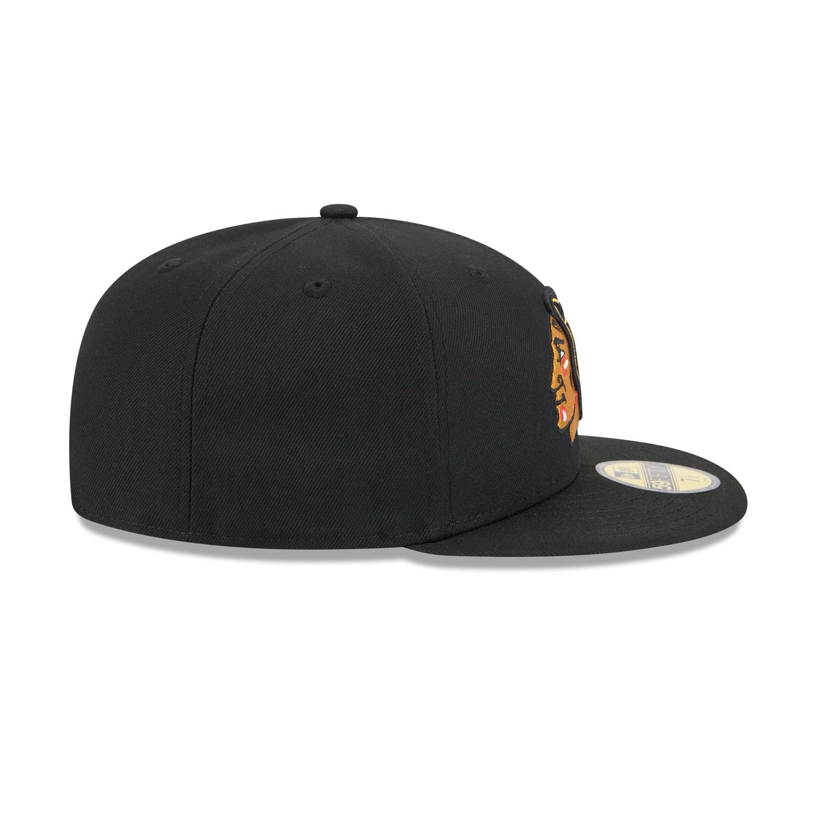 Chicago Blackhawks Rear Wordmark 59FIFTY Fitted Hat - Image 5