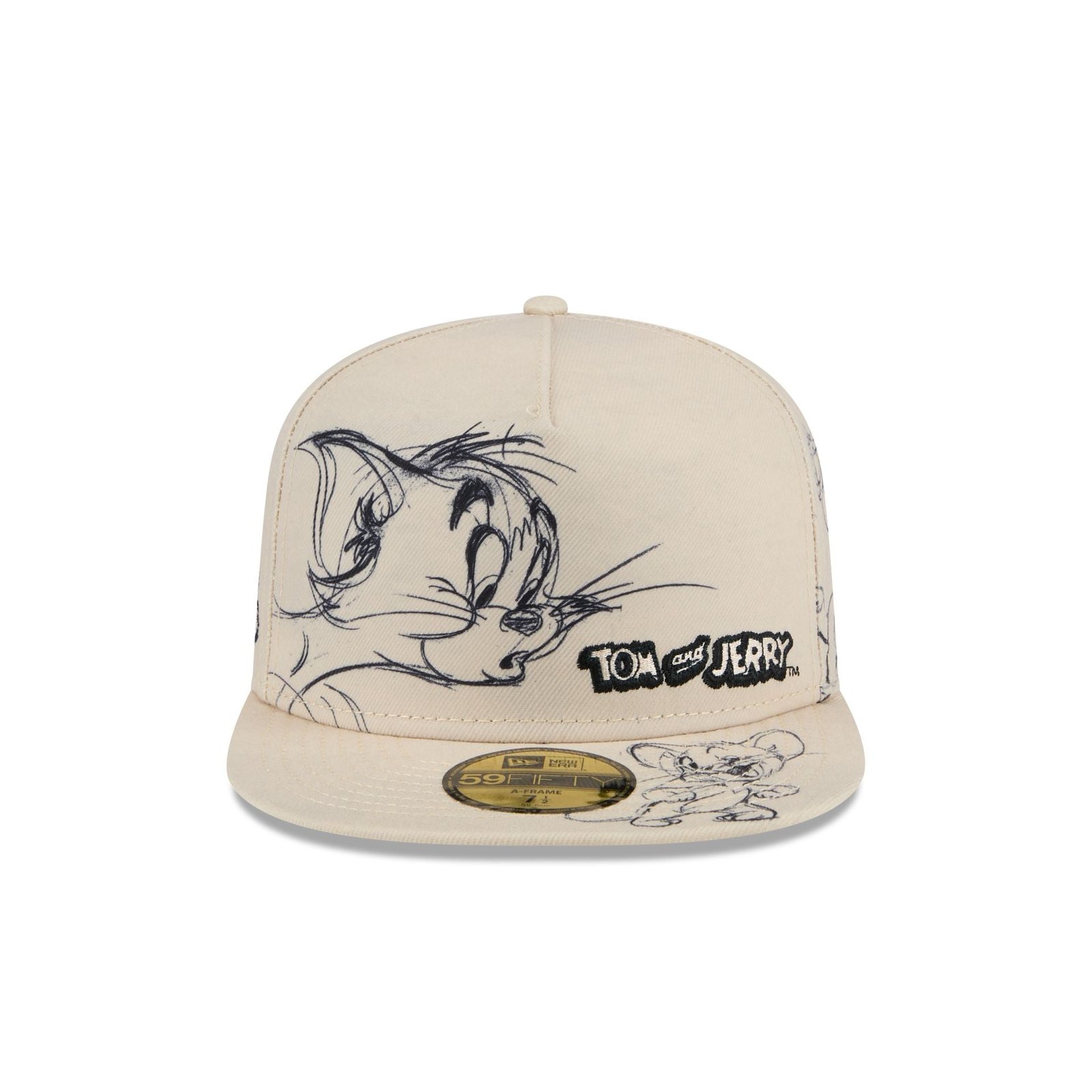 Tom and Jerry 85th Anniversary 59FIFTY A-Frame Fitted Hat - Image 2