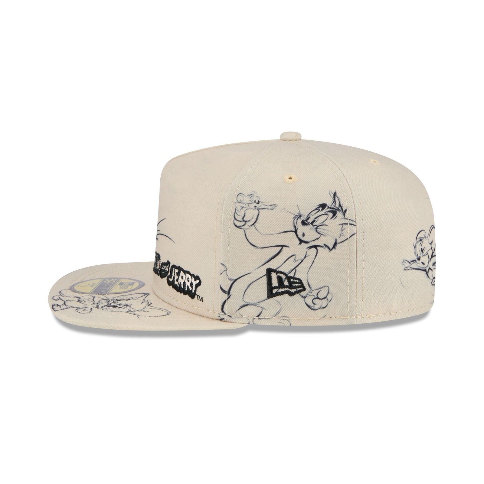 Tom and Jerry 85th Anniversary 59FIFTY A-Frame Fitted Hat - Image 5