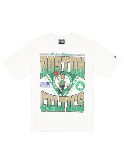 Boston Celtics Sport Classics Washed Optic White T-Shirt