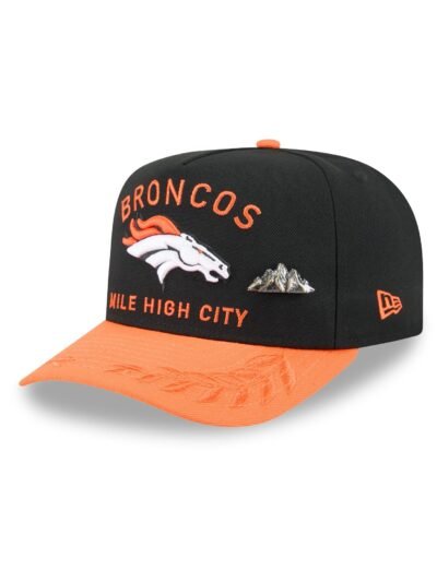 Denver Broncos 2025 Draft Black 59FIFTY A-Frame Fitted Hat