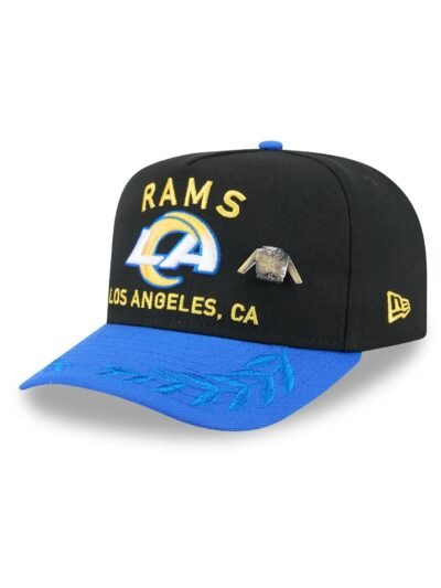 Los Angeles Rams 2025 Draft Black 59FIFTY A-Frame Fitted Hat