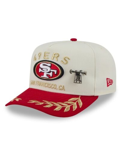 San Francisco 49ers 2025 Draft Chrome White 59FIFTY A-Frame Fitted Hat