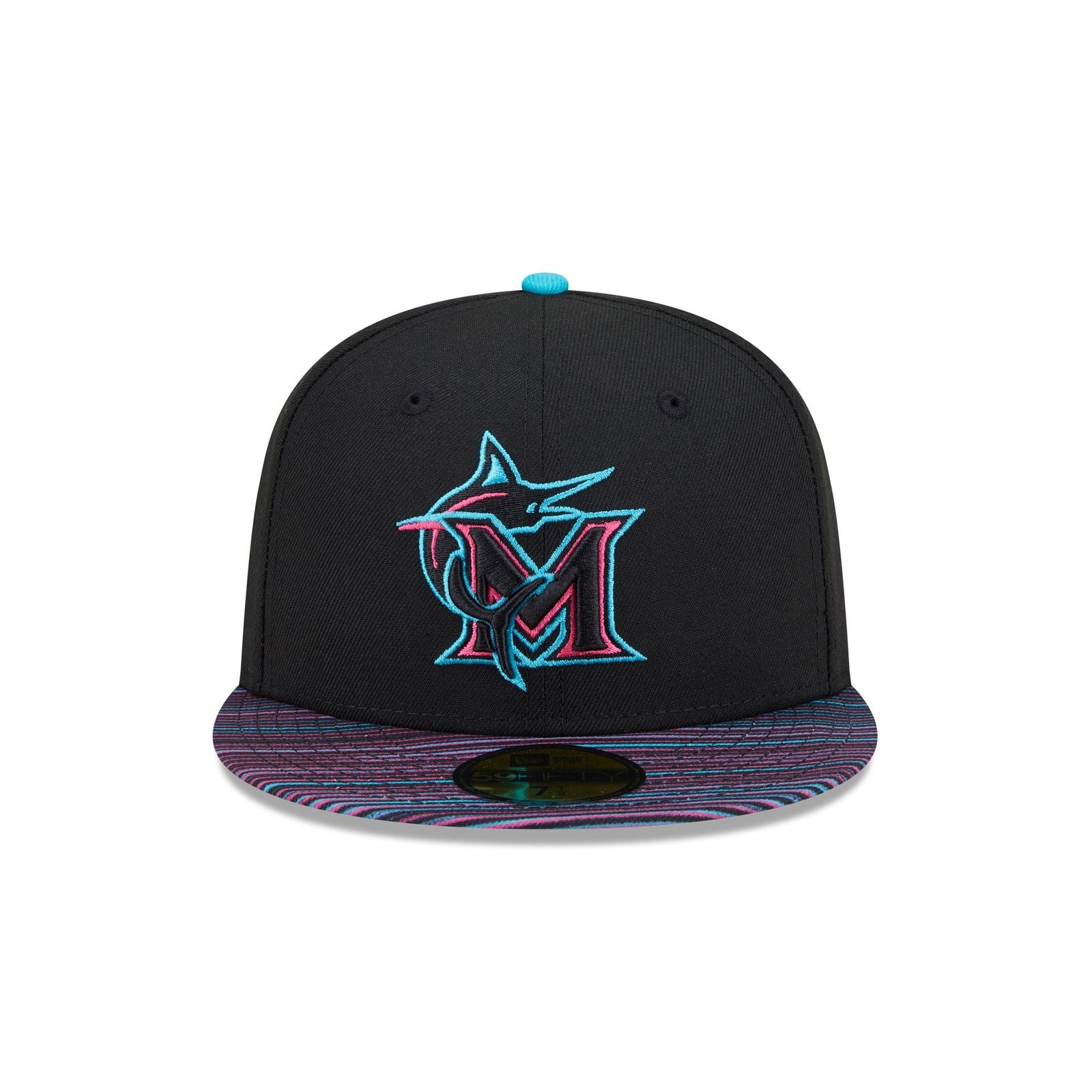 Miami Marlins City Connect Fan Pack 59FIFTY Fitted Hat - Image 2
