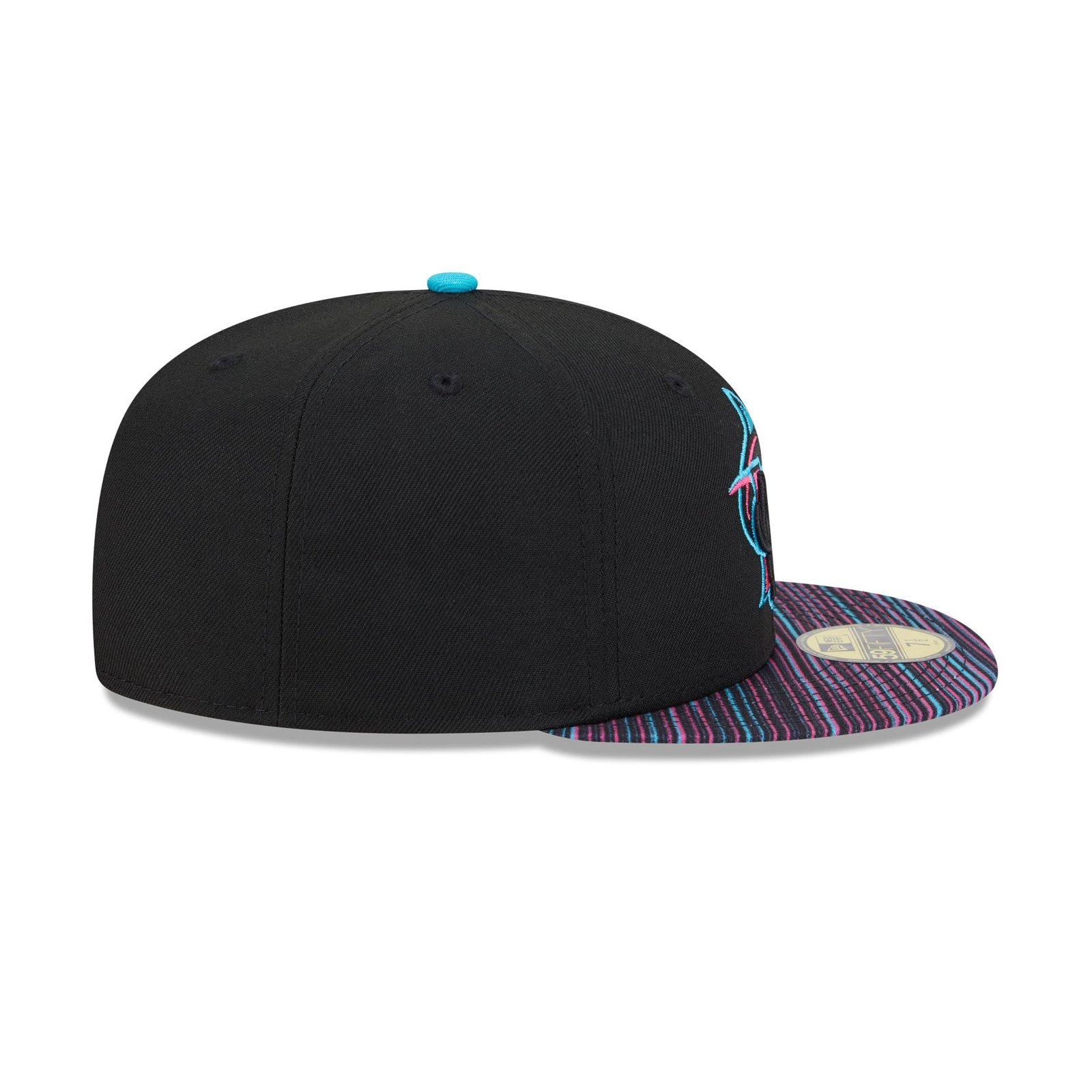 Miami Marlins City Connect Fan Pack 59FIFTY Fitted Hat - Image 5