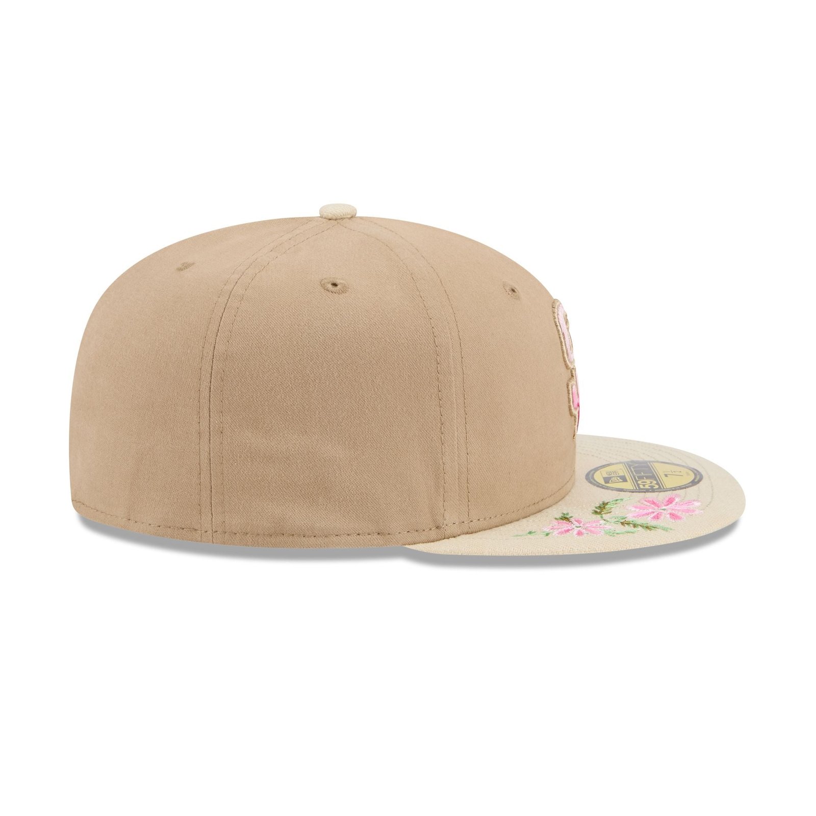 San Diego Padres Hand Stitched Floral 59FIFTY Fitted Hat - Image 5