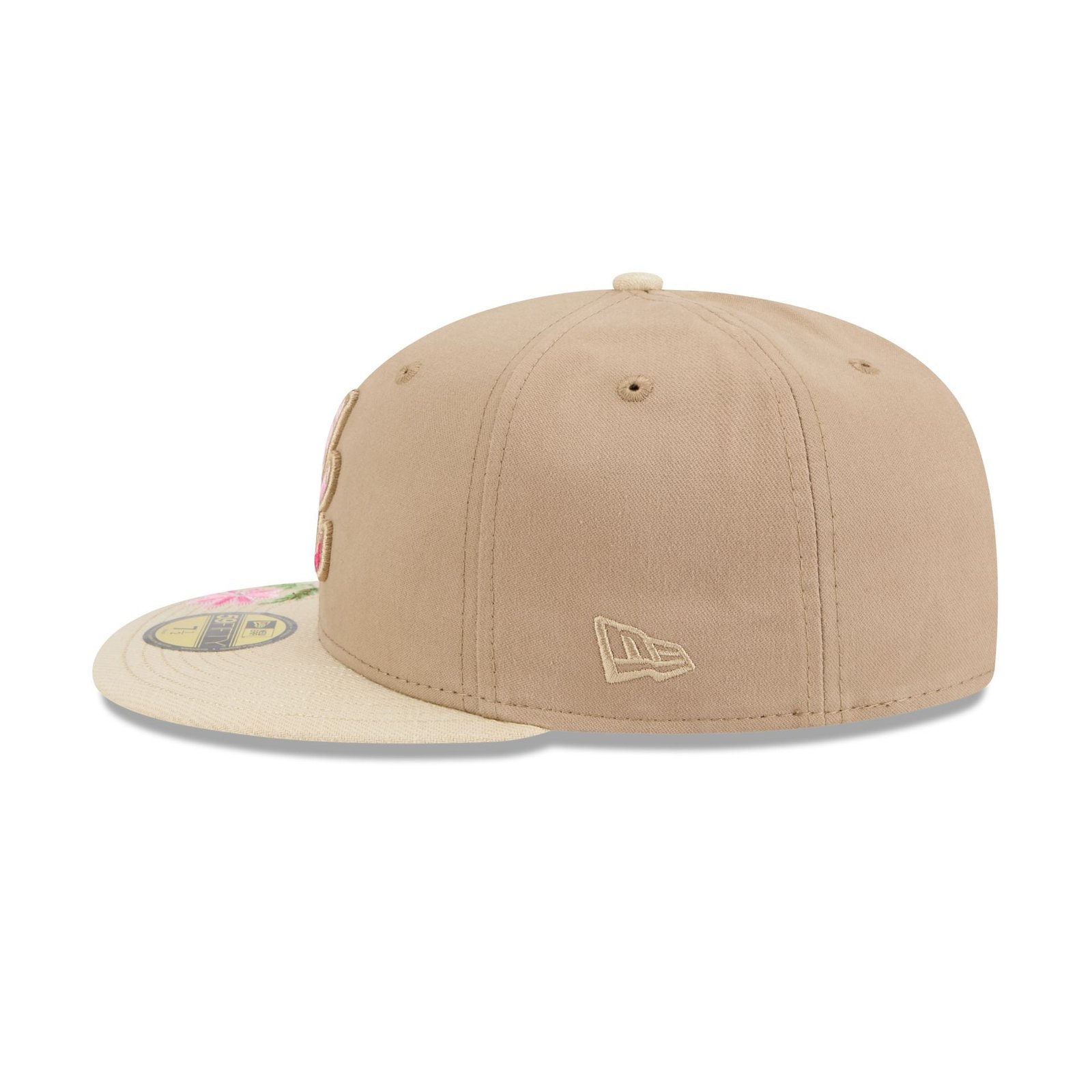Atlanta Braves Hand Stitched Floral 59FIFTY Fitted Hat - Image 4