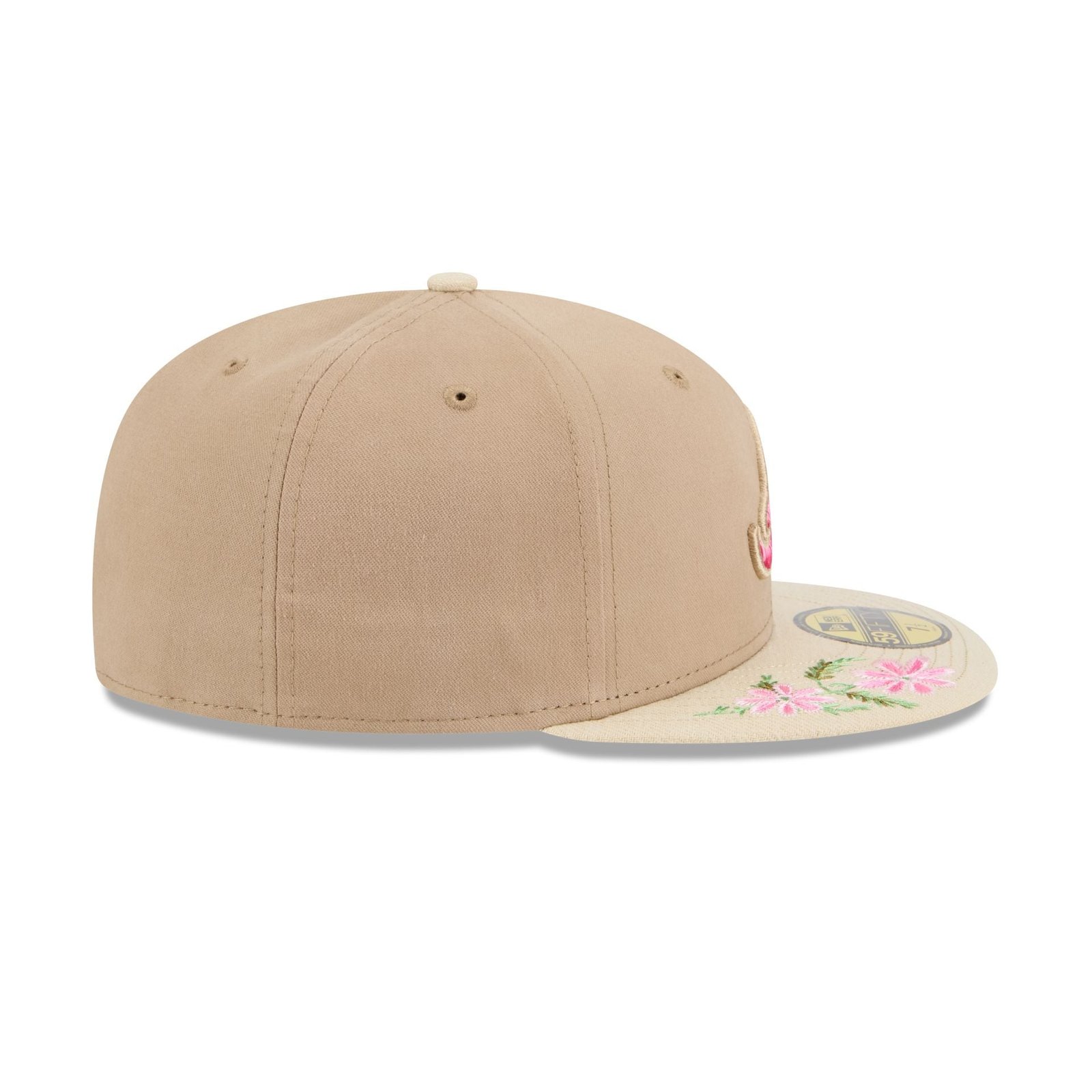 Atlanta Braves Hand Stitched Floral 59FIFTY Fitted Hat - Image 5