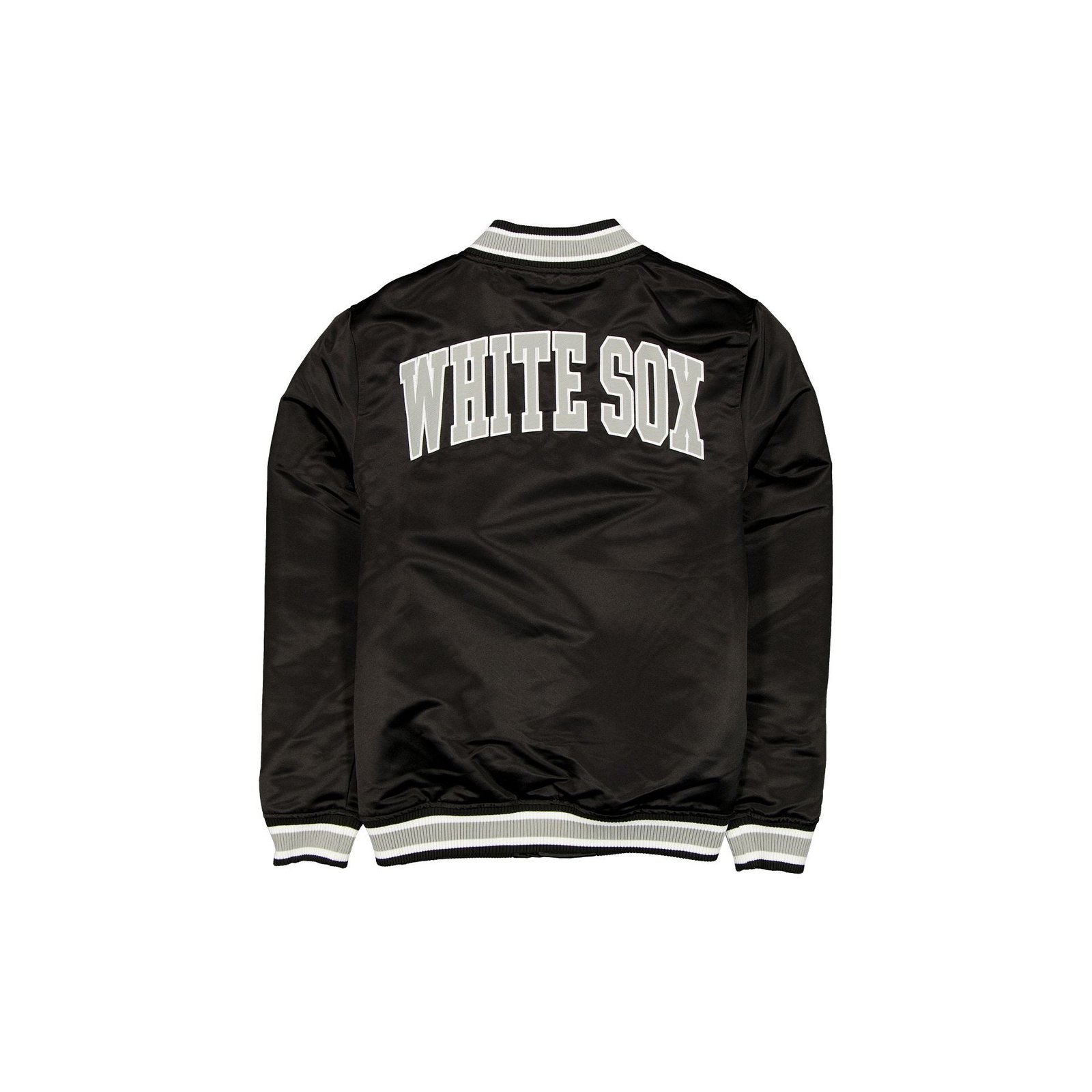 Chicago White Sox Sport Classics Black Satin Jacket - Image 2