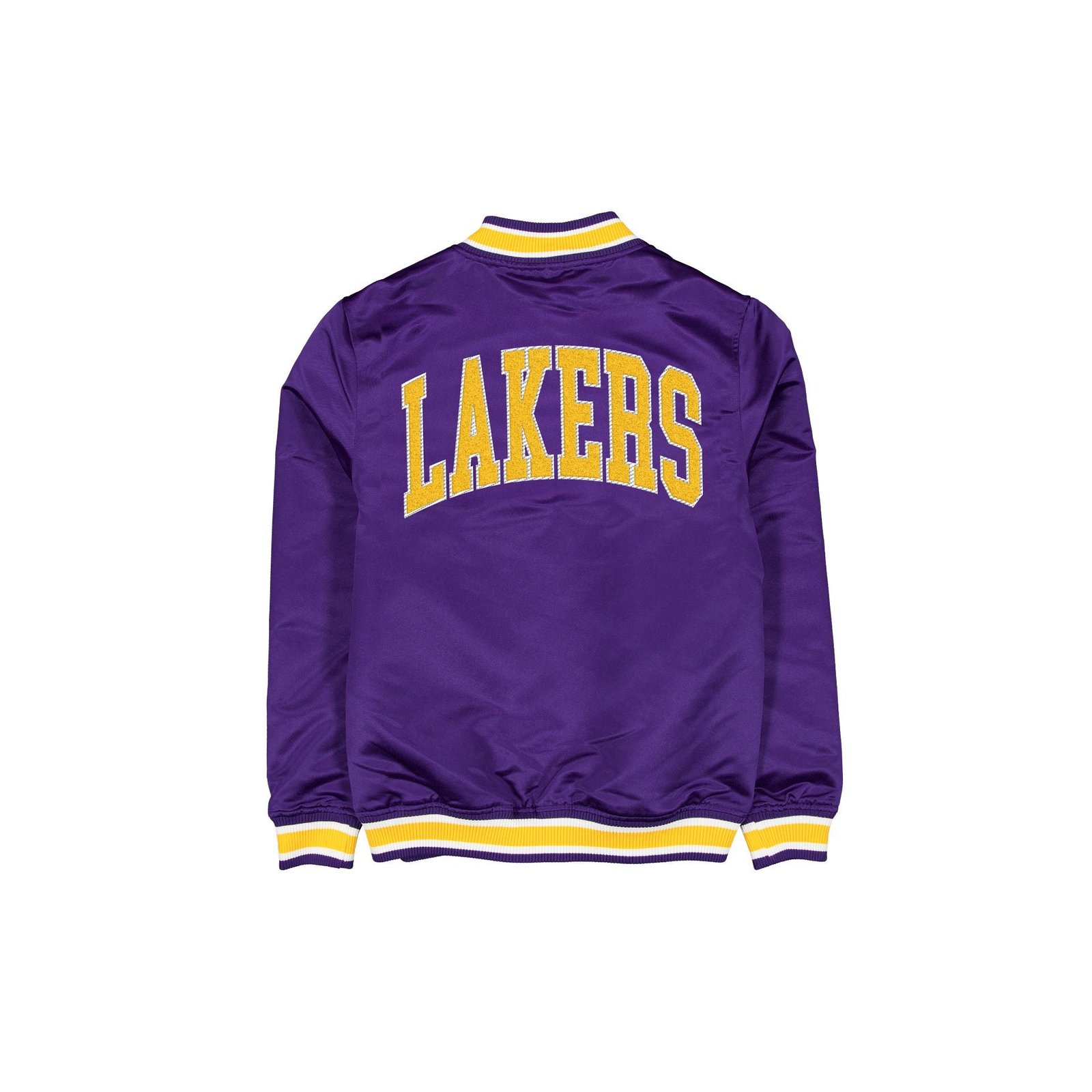 Los Angeles Lakers Sport Classics Purple Satin Jacket - Image 2