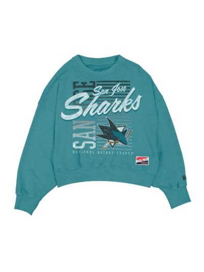 San Jose Sharks Throwback Women's Washed Crewneck