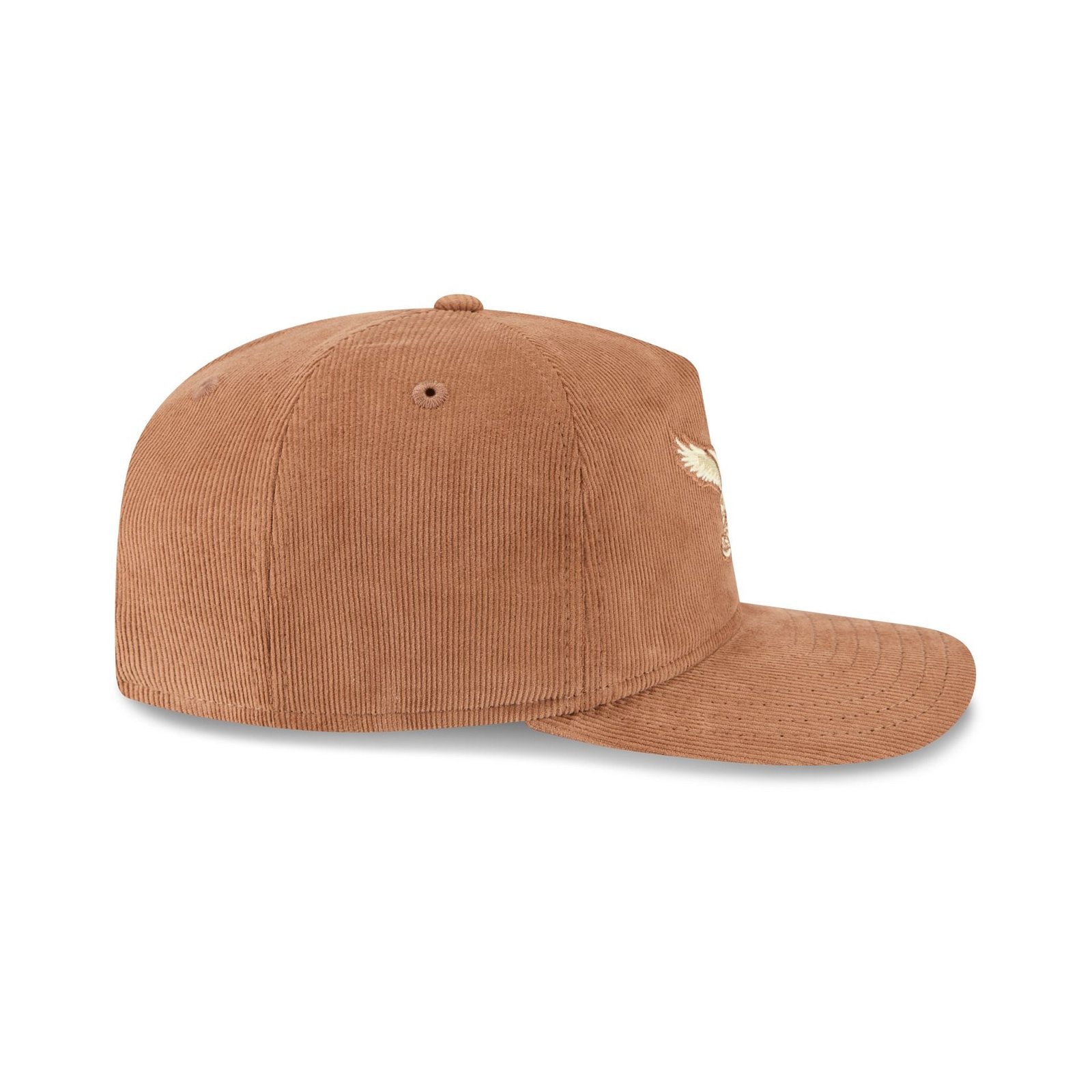 Philadelphia Eagles Nostalgic Brown Corduroy 19TWENTY Adjustable Hat - Image 5