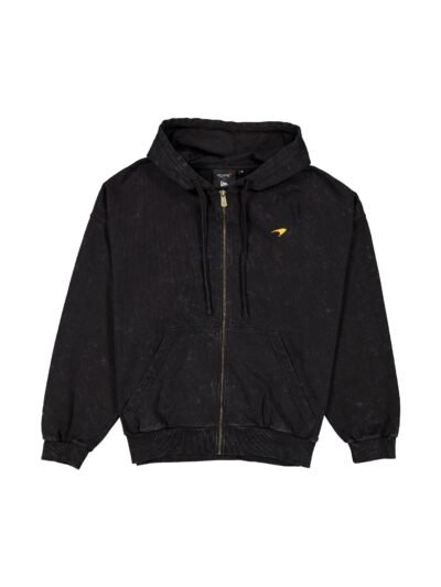 McLaren Formula 1 Team Washed Black Oversized Full-Zip Hoodie