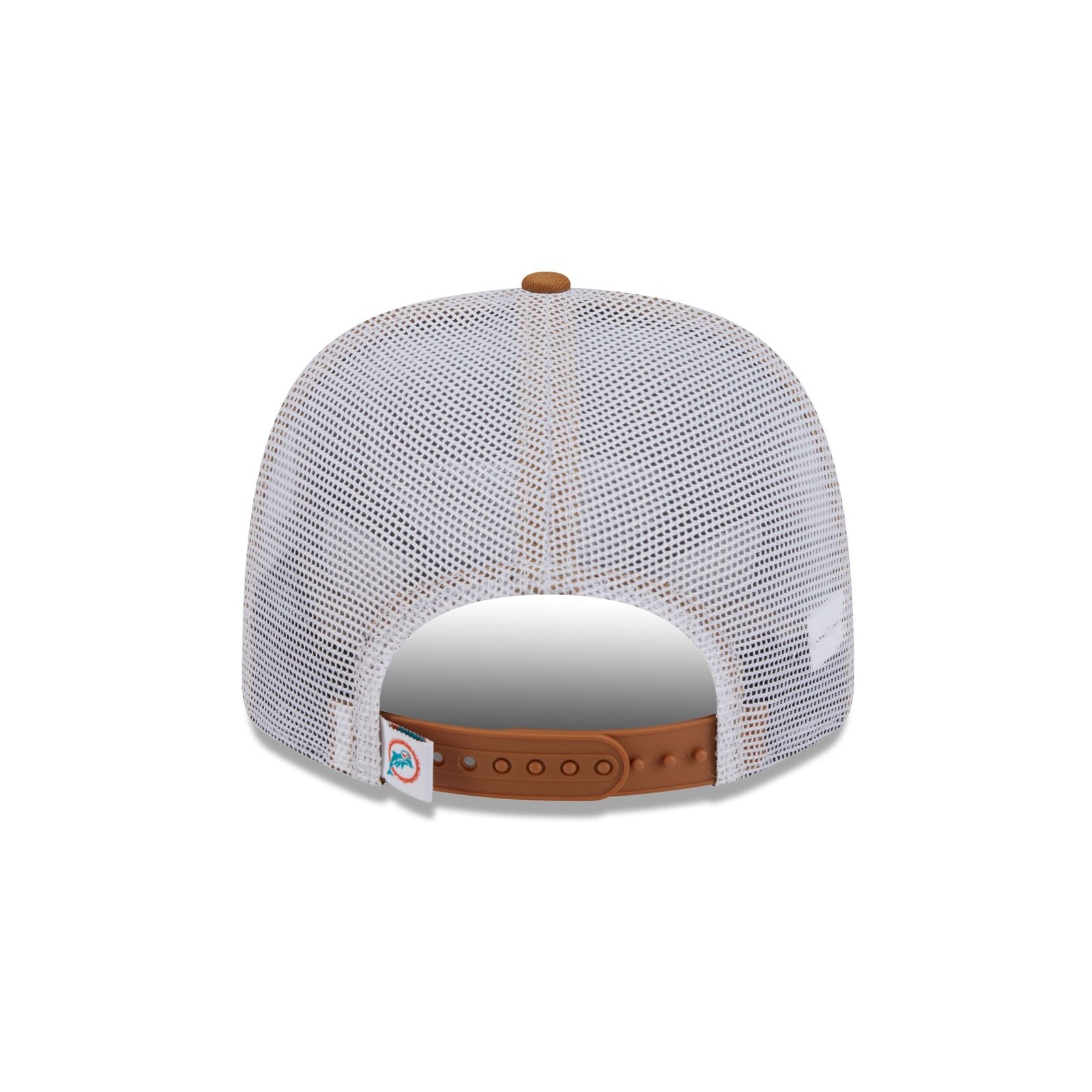 Miami Dolphins Bronze 9SEVENTY Trucker Hat - Image 6