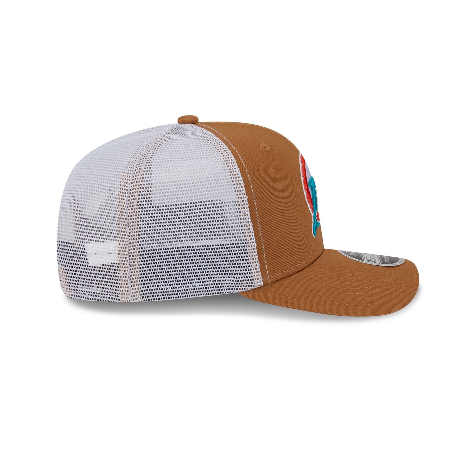Miami Dolphins Bronze 9SEVENTY Trucker Hat - Image 5