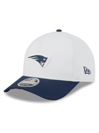 New England Patriots 2025 Training 9FORTY M-Crown A-Frame Snapback Hat