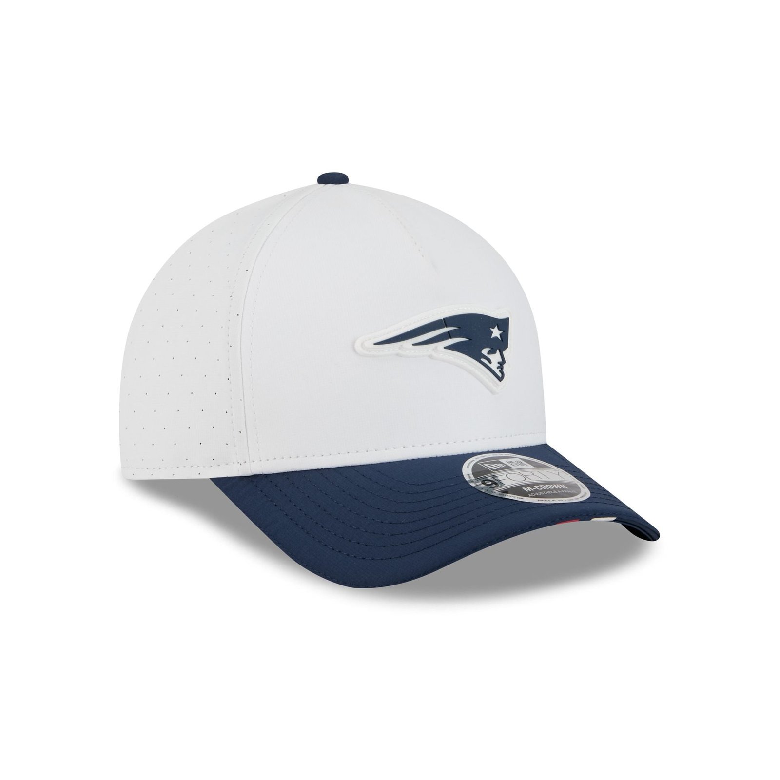 New England Patriots 2025 Training 9FORTY M-Crown A-Frame Snapback Hat - Image 3
