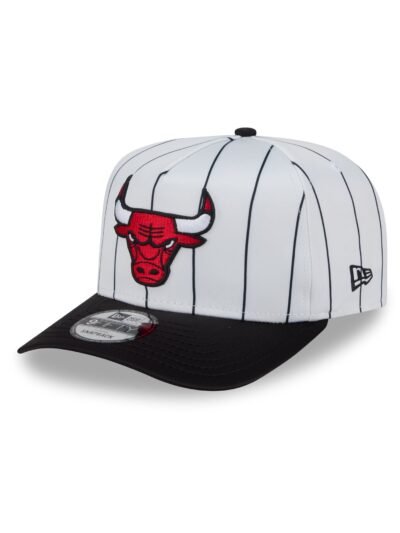 Chicago Bulls Satin Pinstripe 9FIFTY A-Frame Snapback Hat