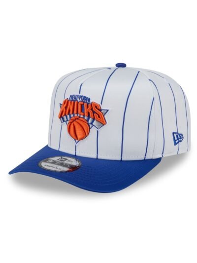 New York Knicks Satin Pinstripe 9FIFTY A-Frame Snapback Hat