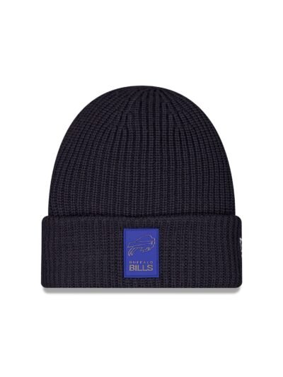 Buffalo Bills 2025 Sideline Cold Weather Steel Clouds Cuff Knit Beanie