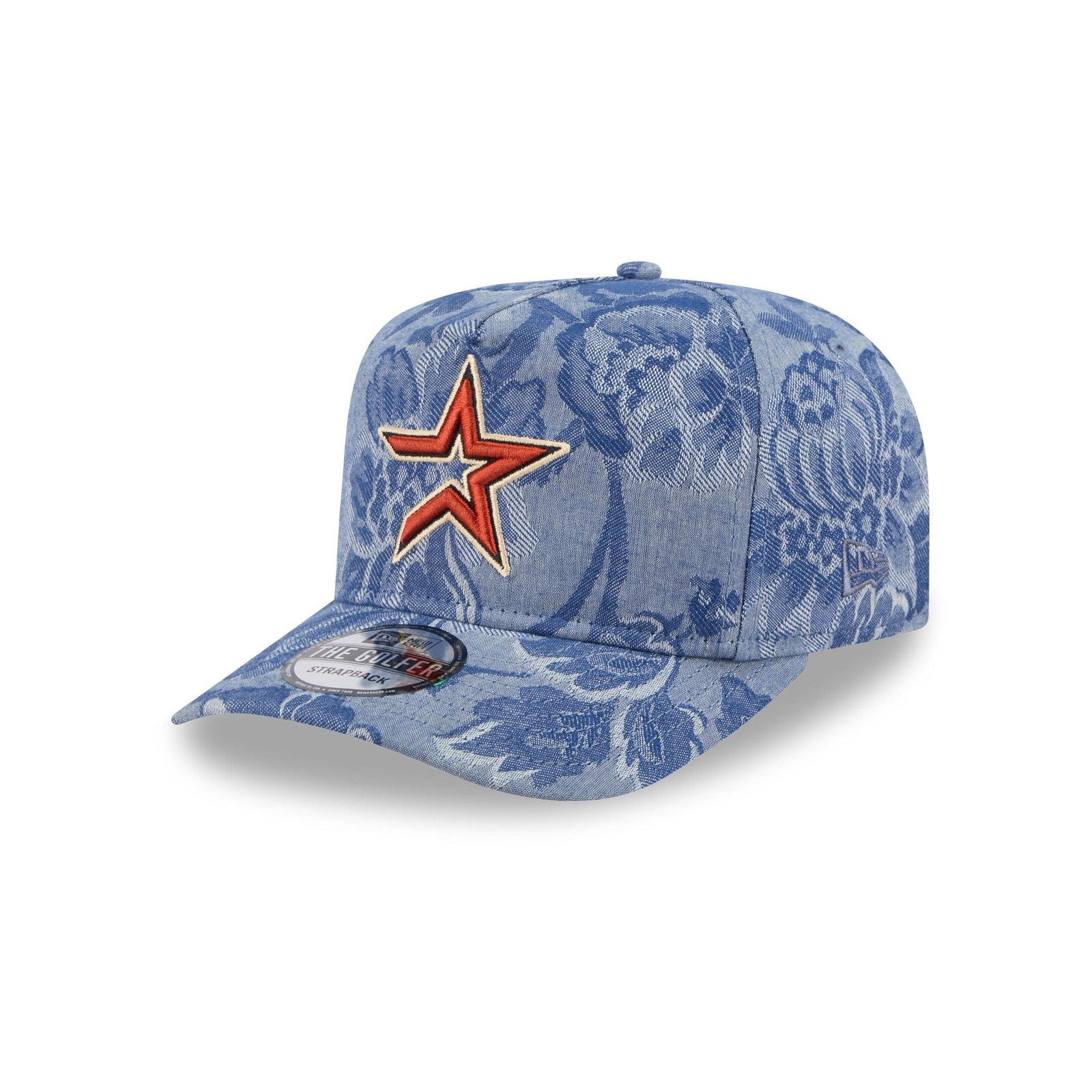 Houston Astros Denim Jacquard Golfer Hat - Image 3