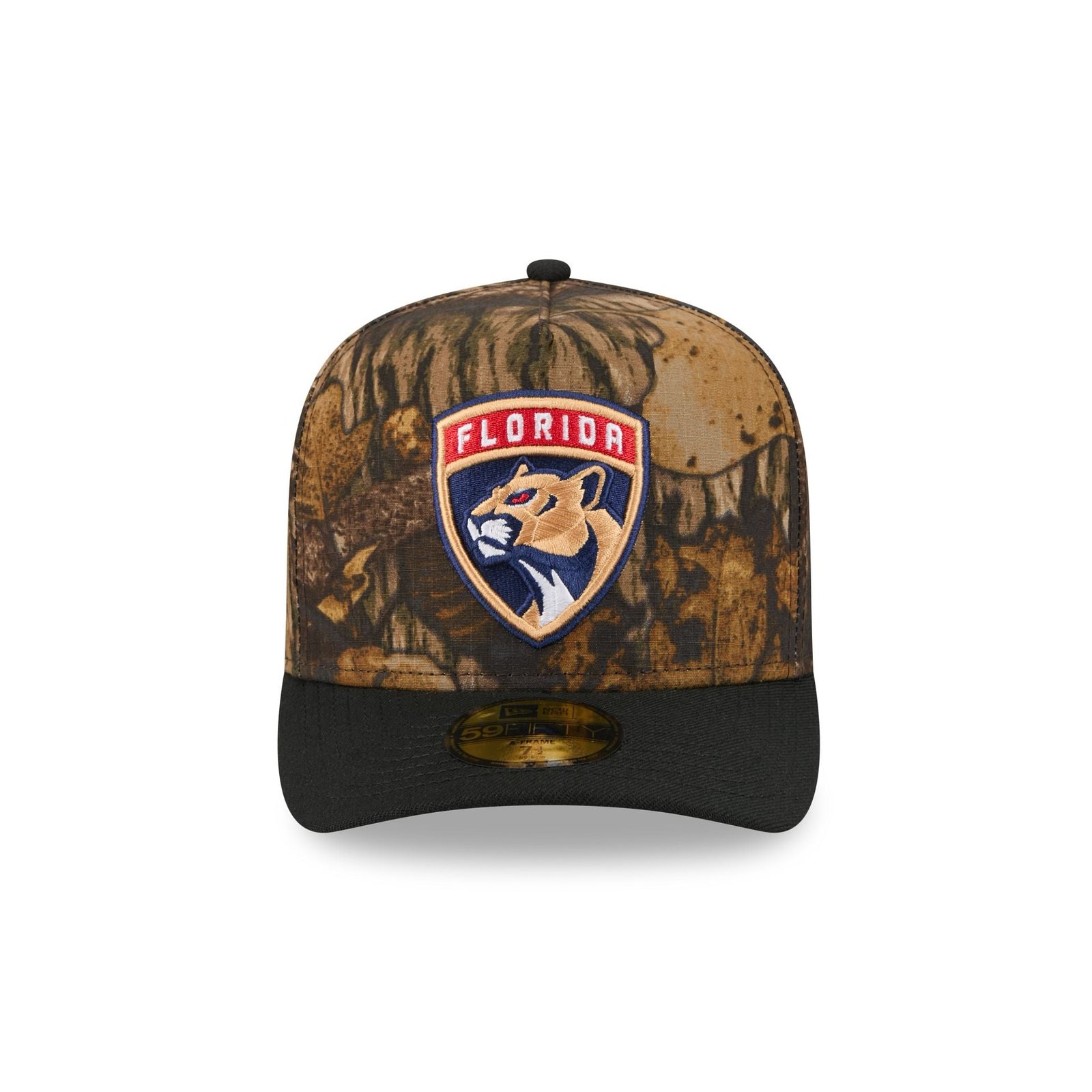 Florida Panthers Ripstop Camo 59FIFTY A-Frame Fitted Hat - Image 2