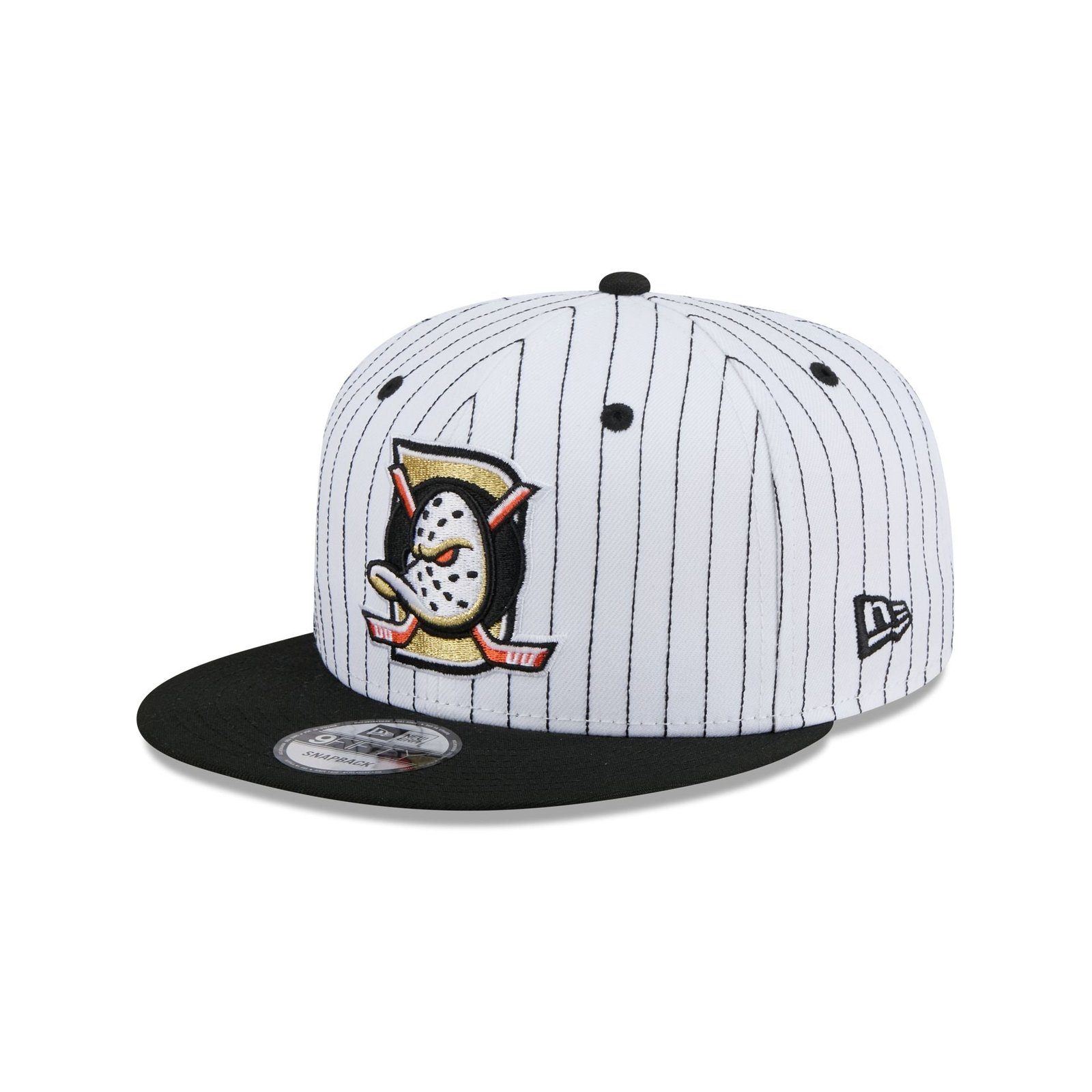 Anaheim Ducks Deceptor Pinstripe 9FIFTY Snapback Hat - Image 3