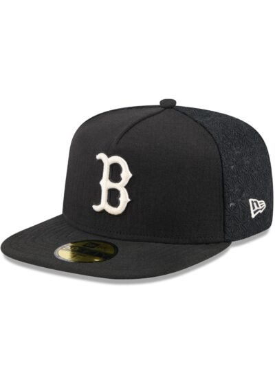 Boston Red Sox Black Mesh 59FIFTY A-Frame Fitted Hat