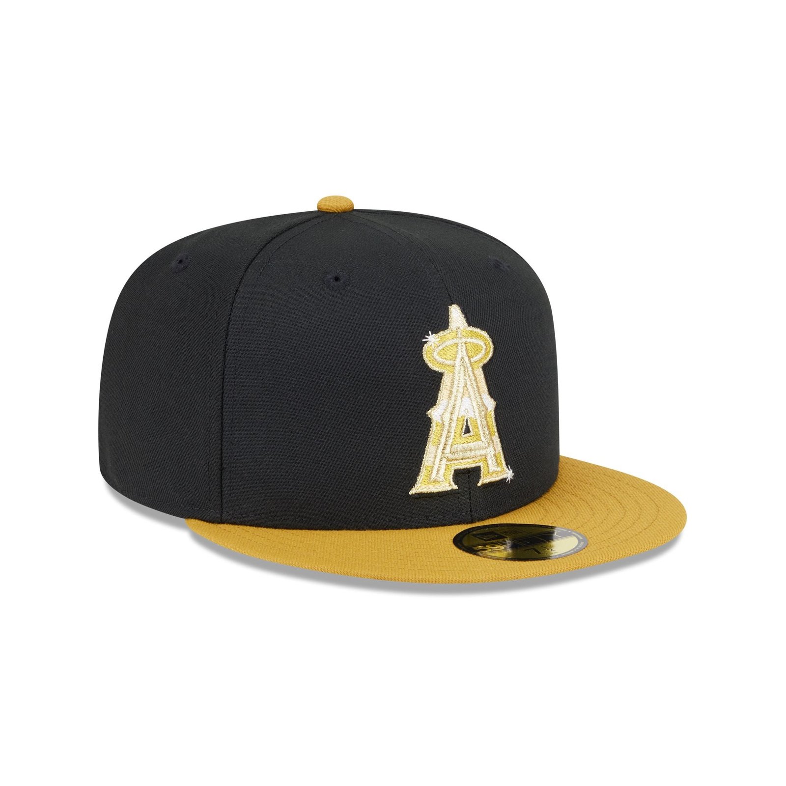 Los Angeles Angels Metallic Gold Logo 59FIFTY Fitted Hat - Image 3