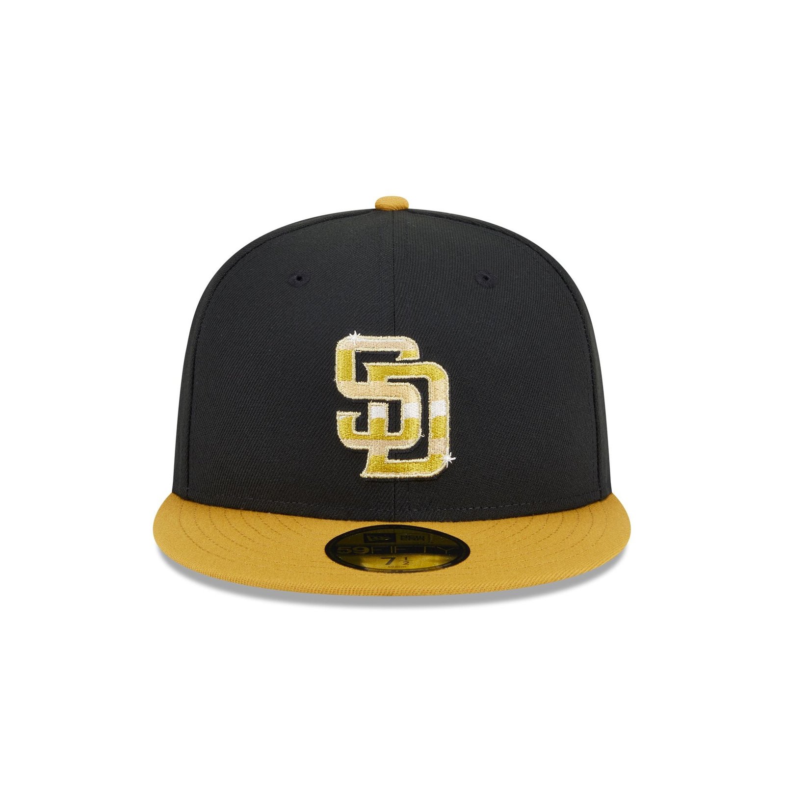San Diego Padres Metallic Gold Logo 59FIFTY Fitted Hat - Image 2
