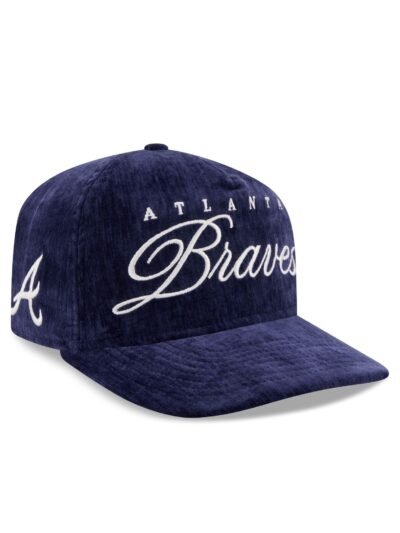 Atlanta Braves Velvet Team Script 19TWENTY Adjustable Hat