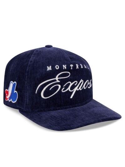 Montreal Expos Velvet Team Script 19TWENTY Adjustable Hat
