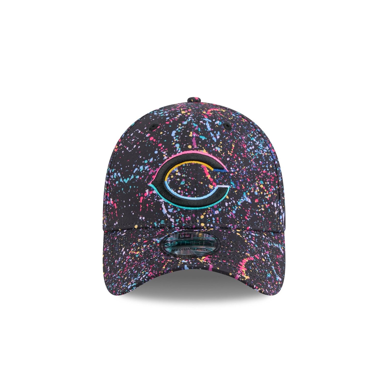 Chicago Bears 2025 Crucial Catch 39THIRTY Stretch Fit Hat - Image 2