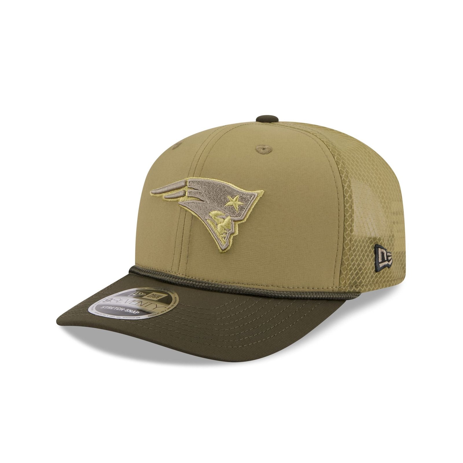 New England Patriots 2025 Salute to Service 9SEVENTY Trucker Hat - Image 3