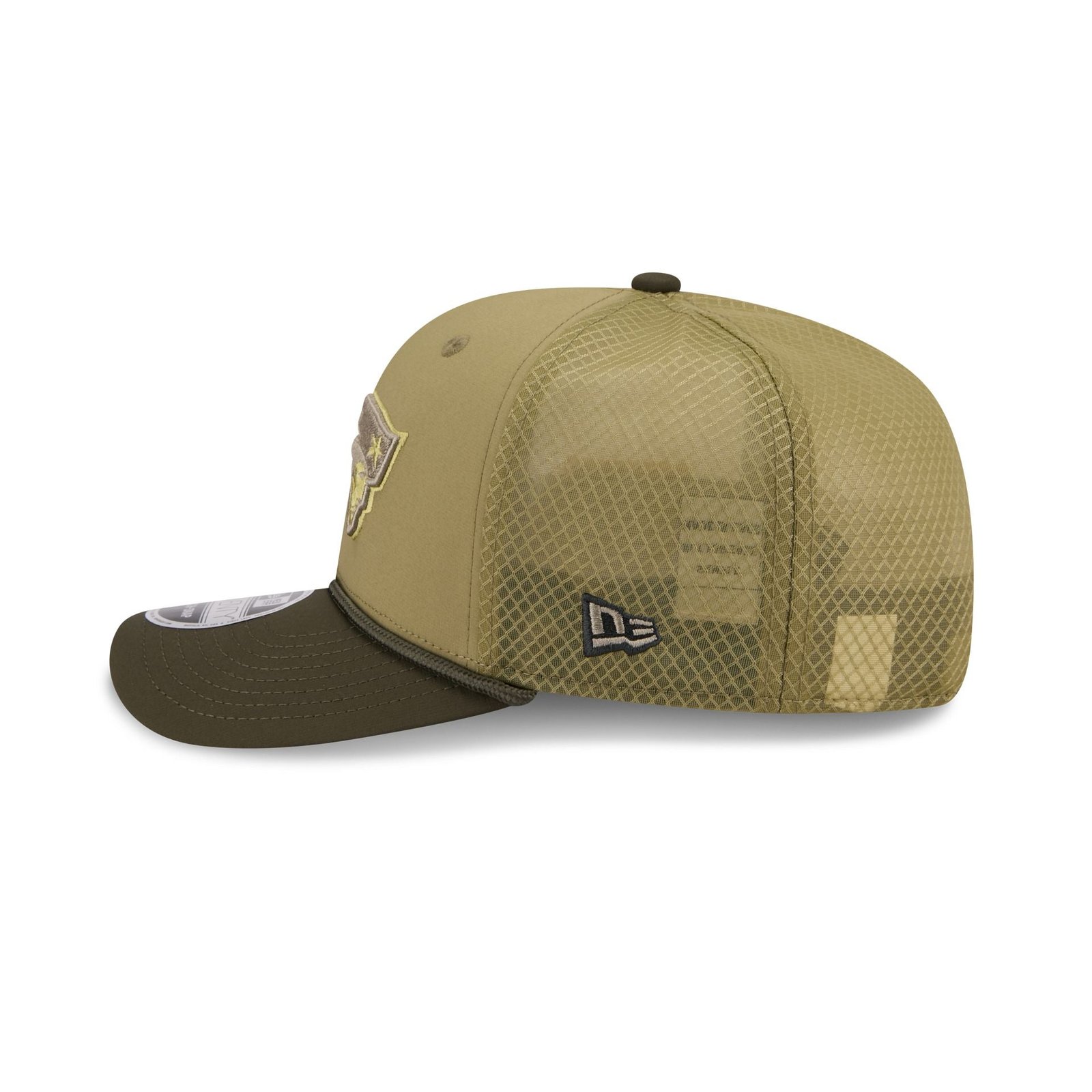 New England Patriots 2025 Salute to Service 9SEVENTY Trucker Hat - Image 5