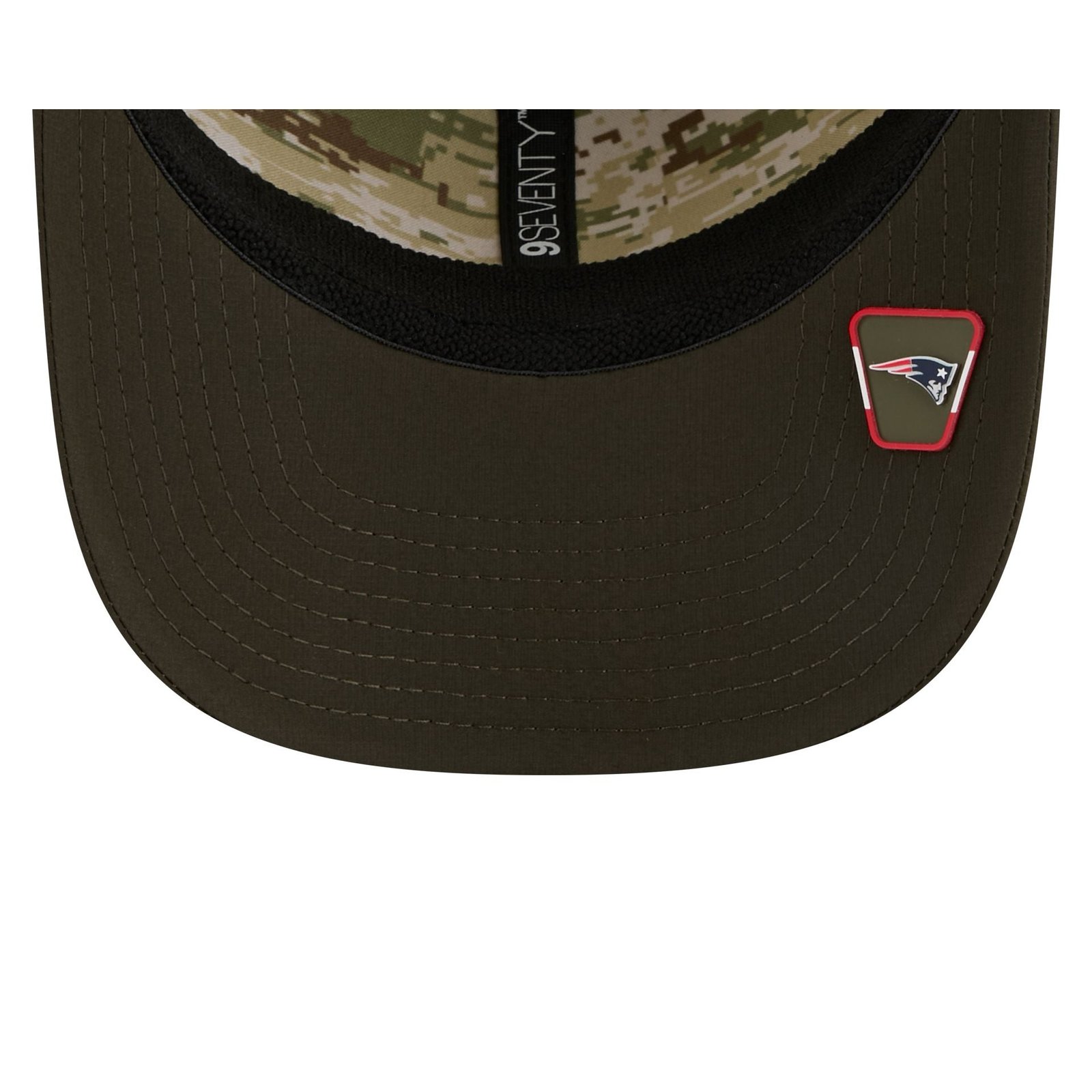 New England Patriots 2025 Salute to Service 9SEVENTY Trucker Hat - Image 7