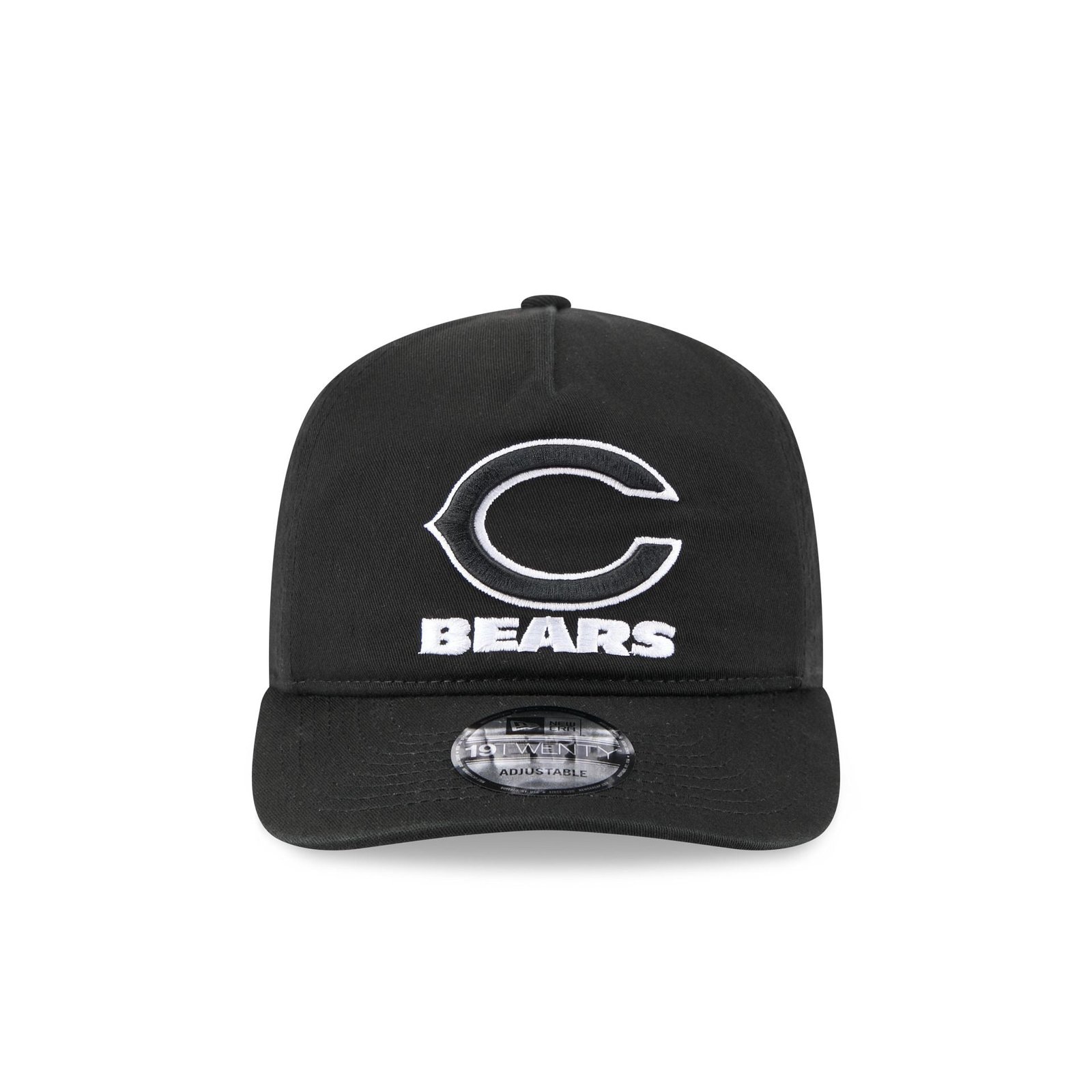 Chicago Bears Black and White 19TWENTY Snapback Hat - Image 2