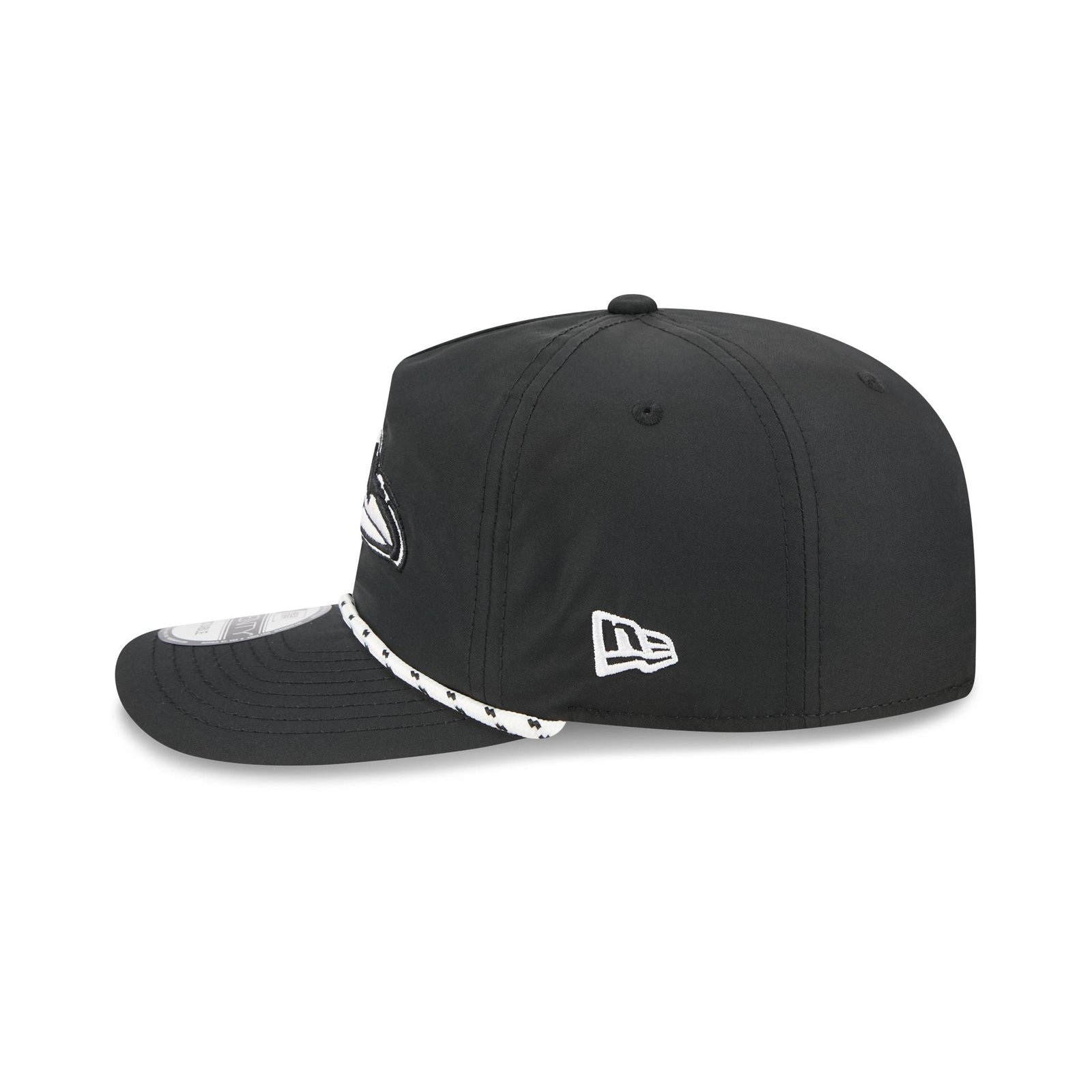 Baltimore Ravens Black and White Rope 19TWENTY Snapback Hat - Image 4