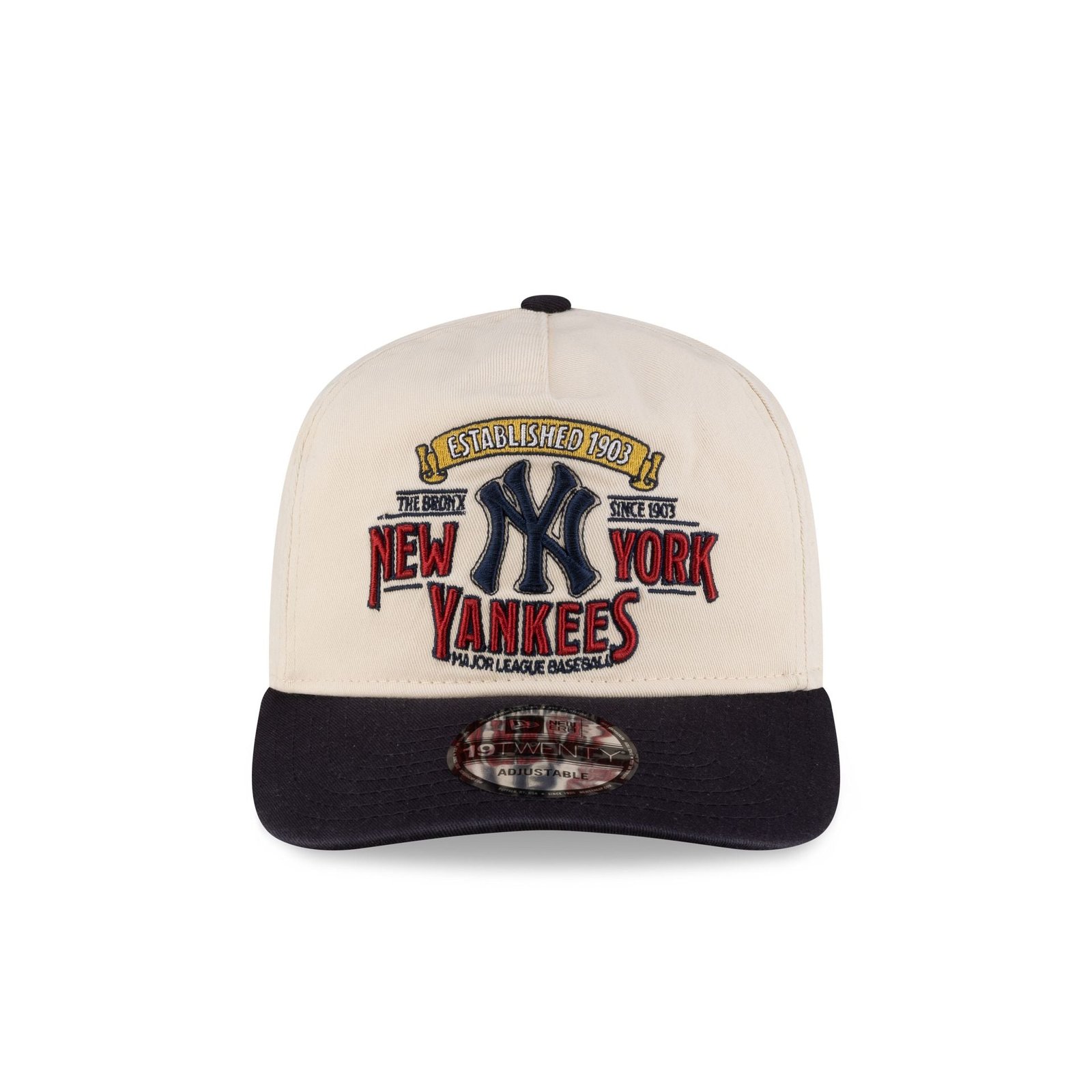 New York Yankees Washed Graphic Light Navy 19TWENTY Adjustable Hat - Image 2