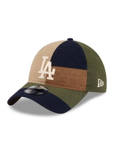 Los Angeles Dodgers Three Looms Cotton Twill Patchwork 9TWENTY Adjustable Hat